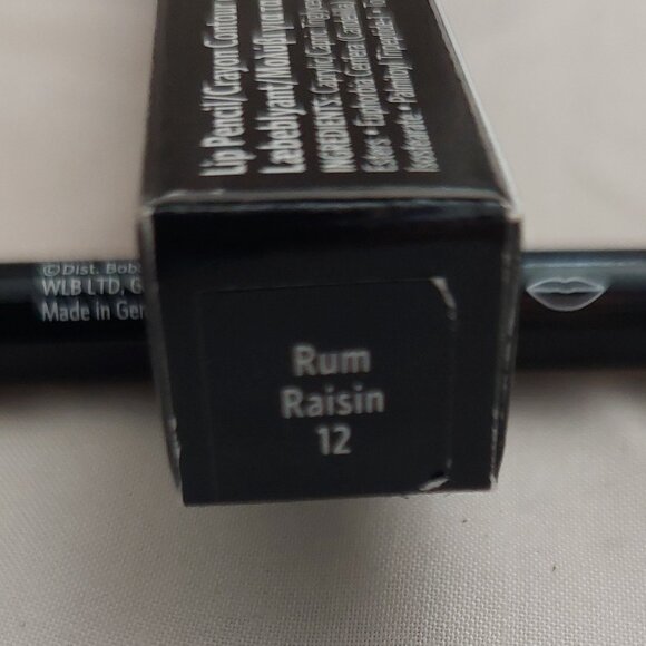 Bobbi Brown Lip Pencil Crayon Contour Rum Raisin #12 new in box full size - Picture 3 of 3